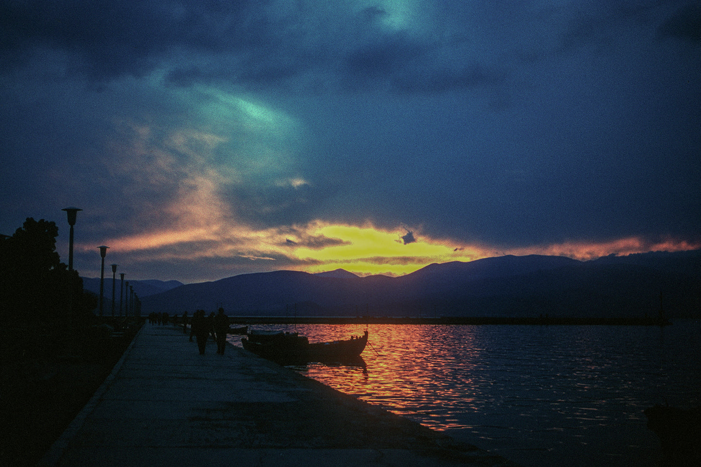 Ηλιοβασίλεμα στο Ναύπλιο