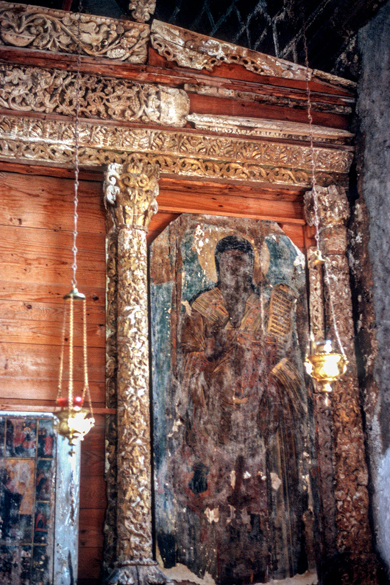 Inside a church in Monemvasia