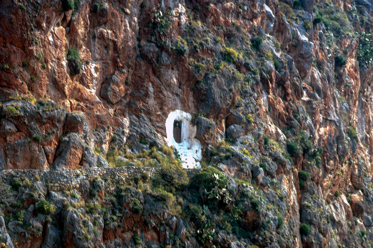 Monemvasia the chapel in the rocks