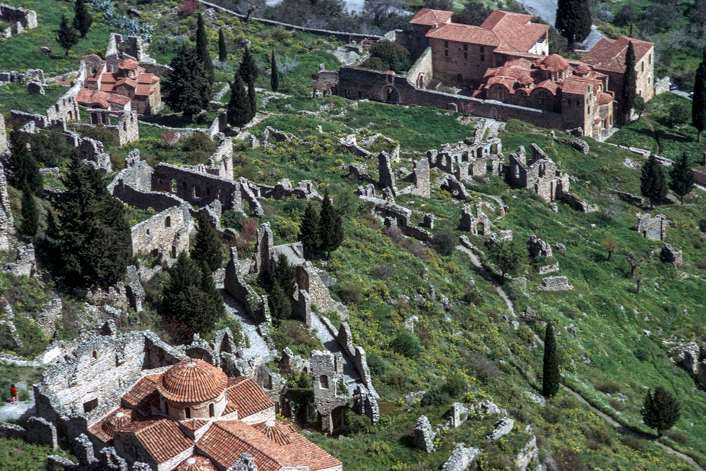 Peloponnese, a view of Mystras