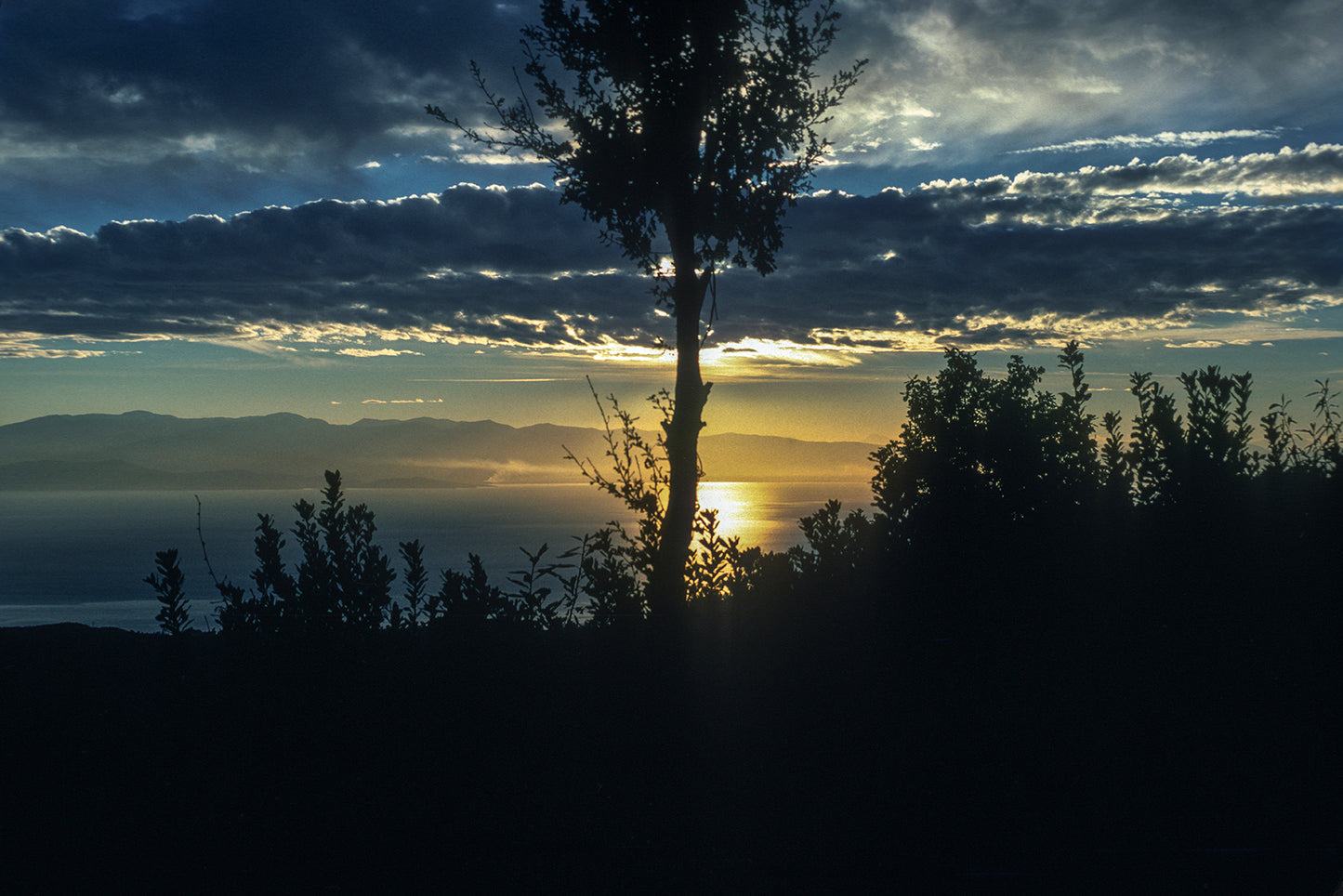 Sunset in Pagasitikos bay