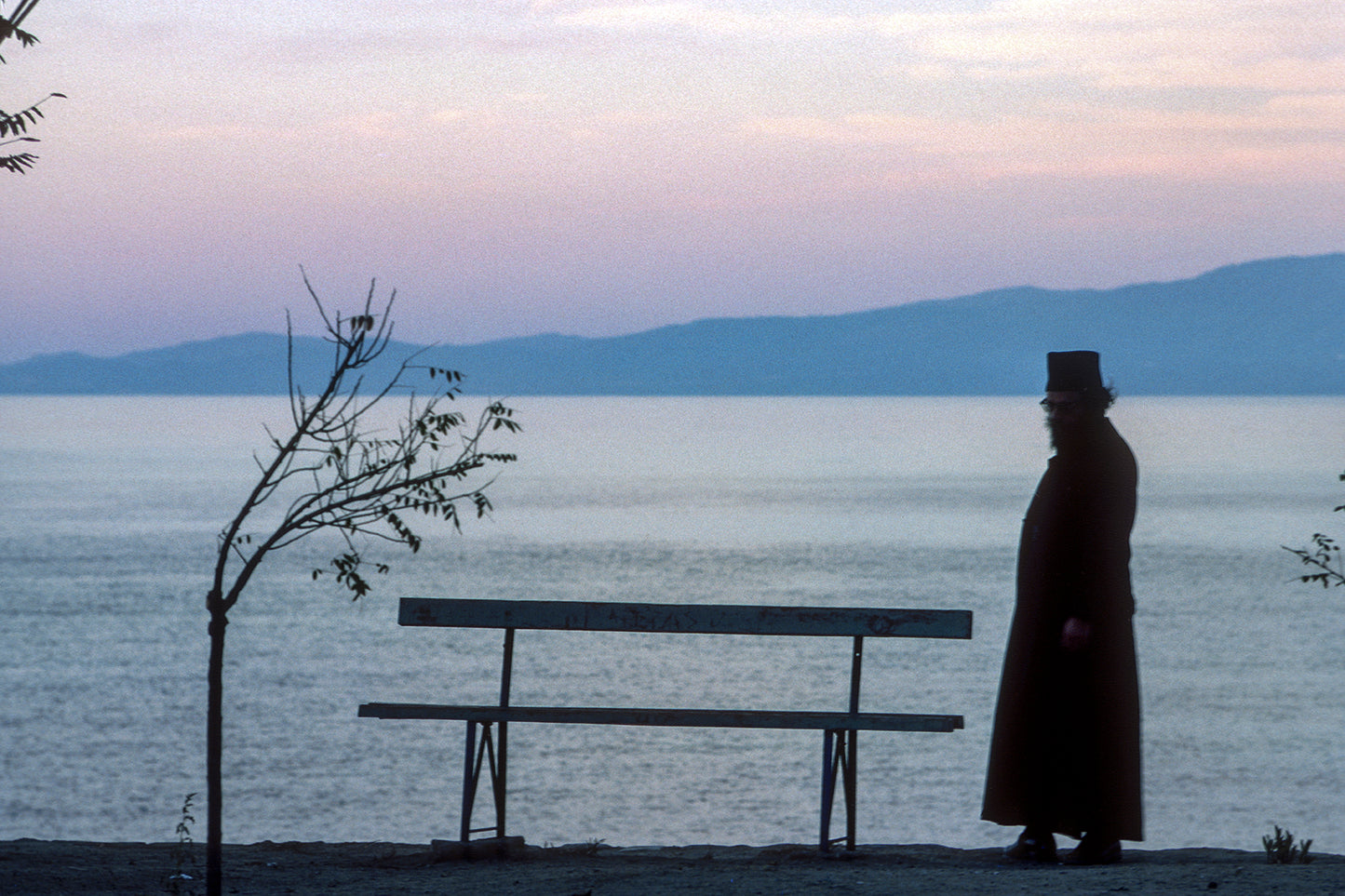 The priest in Ouranoupolis