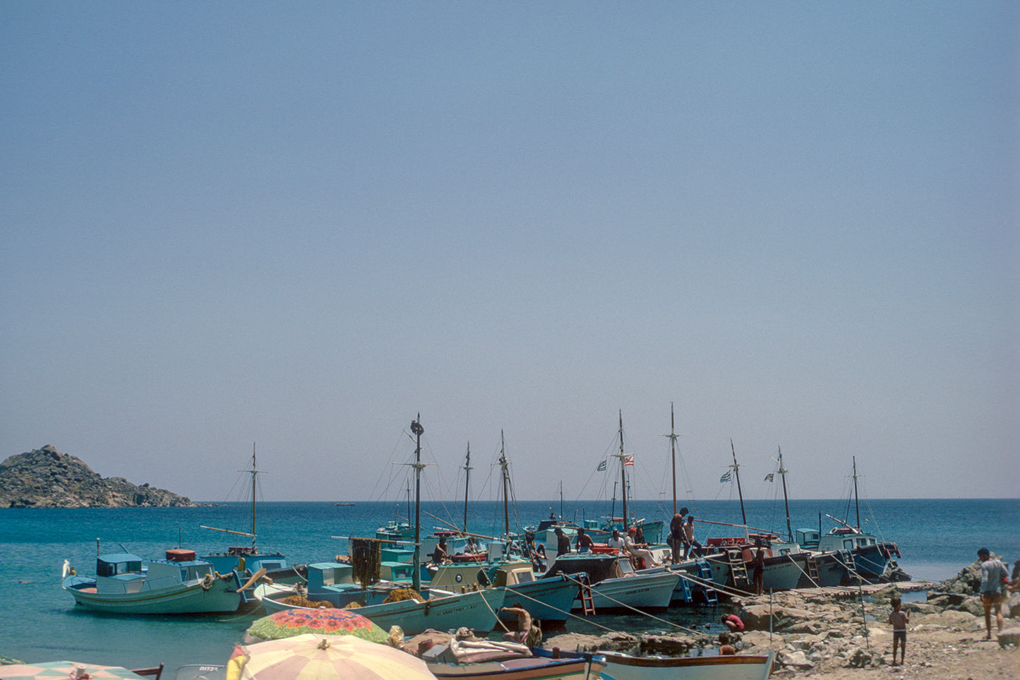 Καϊκια στην Μύκονο