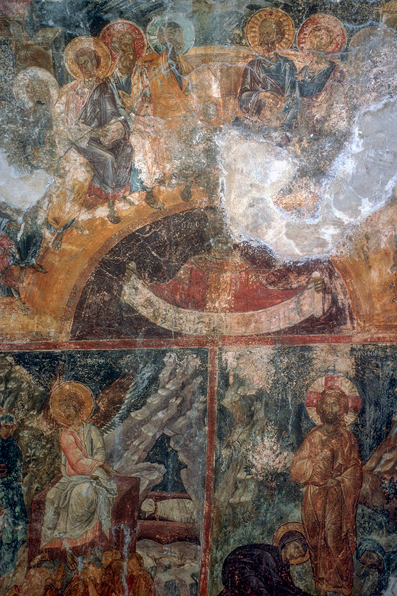 Κρήτη τοιχογραφία στην Ιερά Μονή Βαλσαμονέρου