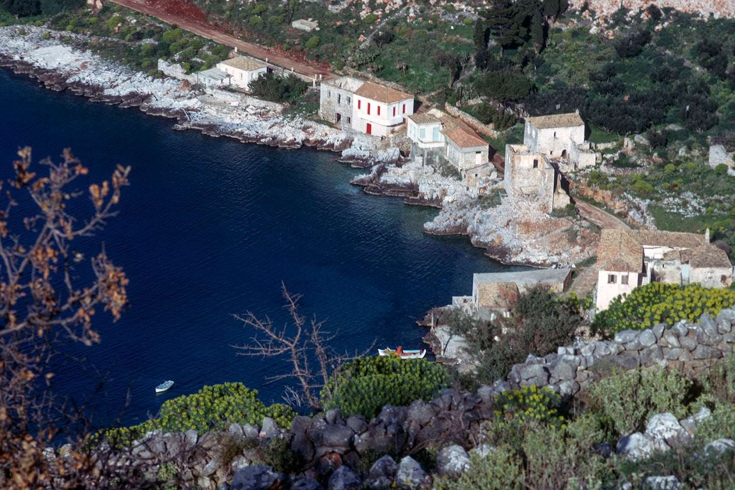 View of Limeni in Mani