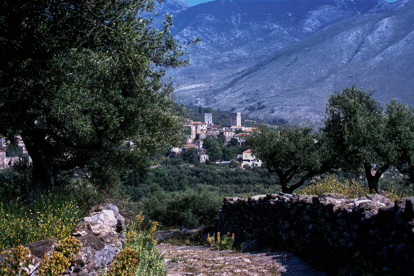 The village of Lagada in Mani