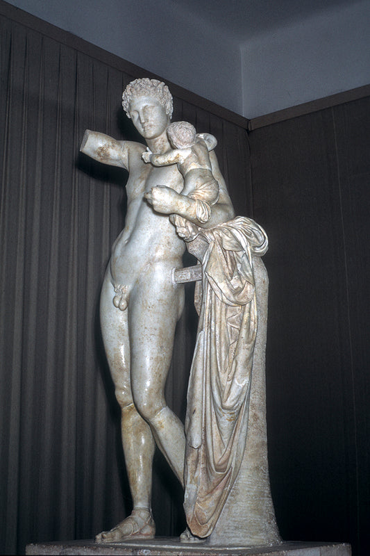 Hermes of Praxitelis in the Olympia Museum