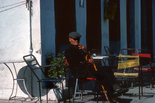 Peloponnese: a cafe in Gytheion