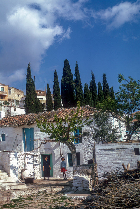 Laconia, a courtyard in Geraki