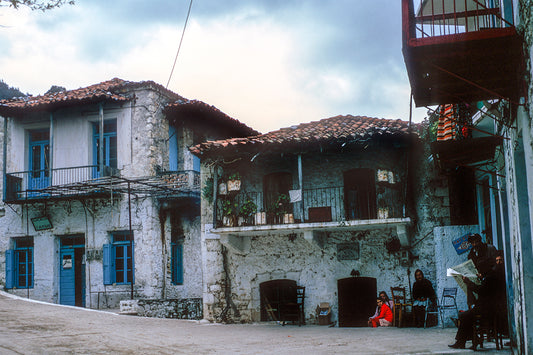 Laconia, the square in Agoriani