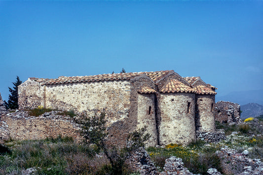 Laconia the three-aisled church in Geraki