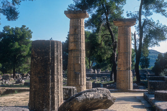 Olympia view of the archeological site