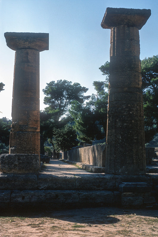 Olympia view of the archeological site