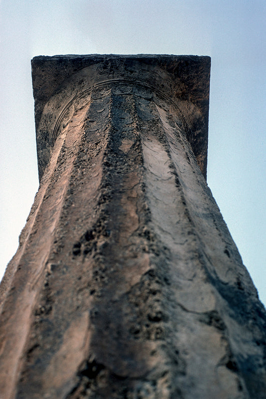 An ancient column in Olympia