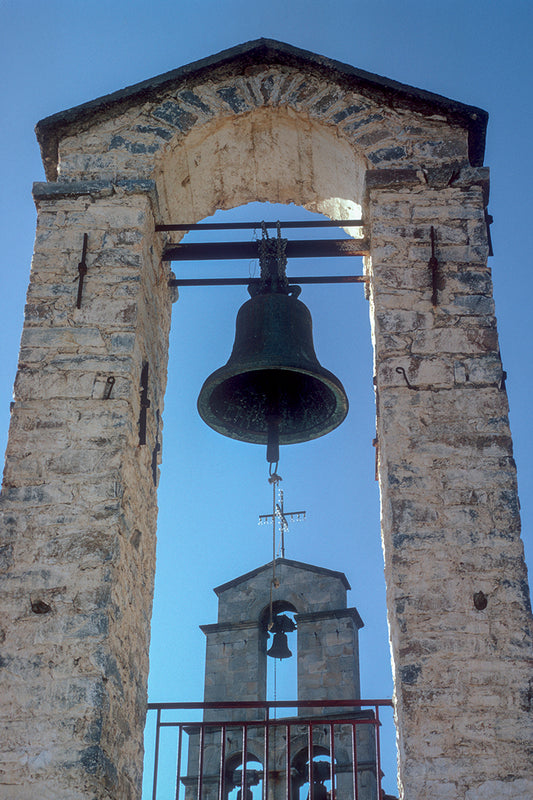 Lakonia, the bell tower in Chrysafa