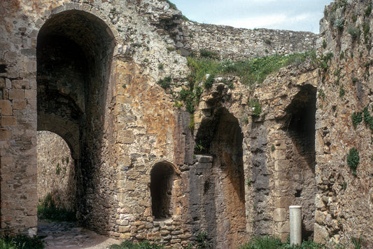 Μέσα στο κάστρο της Μεθώνης