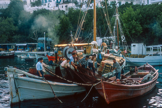 At the port of Skiathos