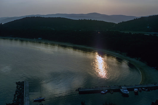 Skiathos, the sunset in Koukounaries