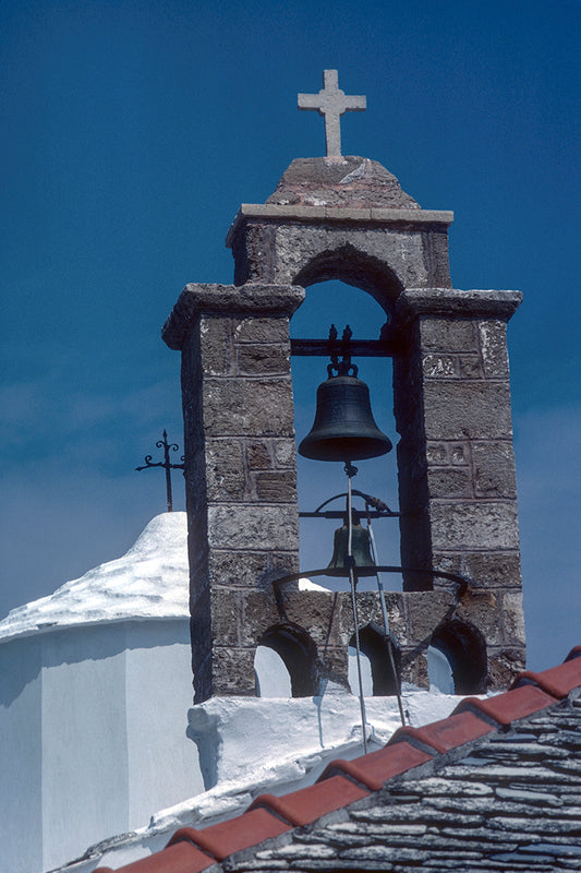 A bell tower in Skopelos