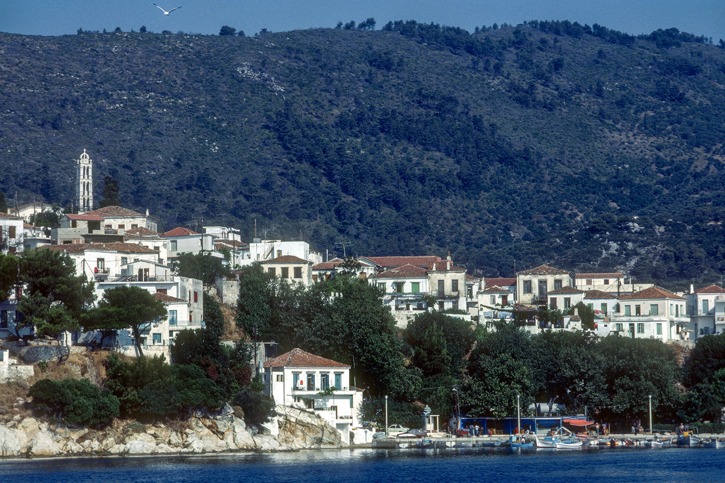 Skiathos, view fron the sea