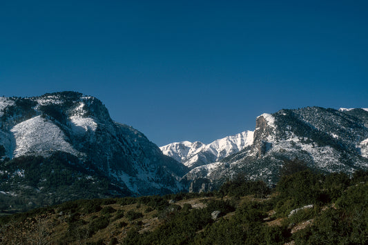 Winter landscape in Pelion