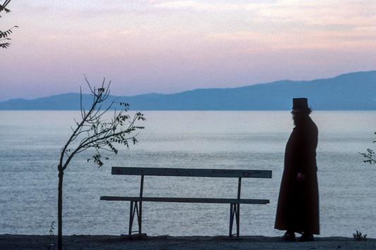 The priest in Ouranoupolis