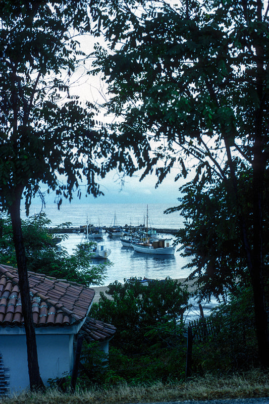 Halkidiki, the small port towards Nea Roda