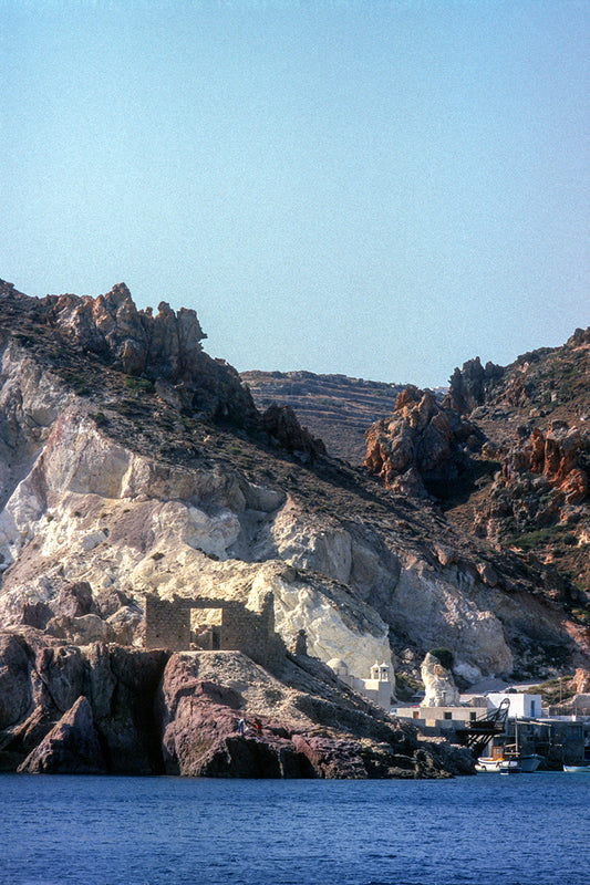 View of Milos from the sea