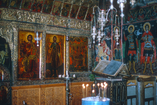 Στην εκκλησία του Αγίου Νικολάου στο Μέτσοβο