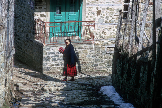 A local woman in Metsovo