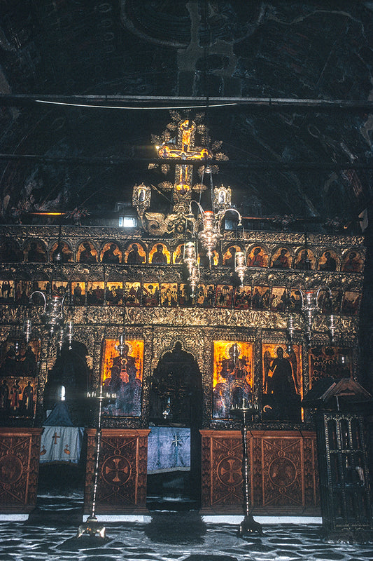 The iconostasis of the church of Agios Nikolaos in Metsovo
