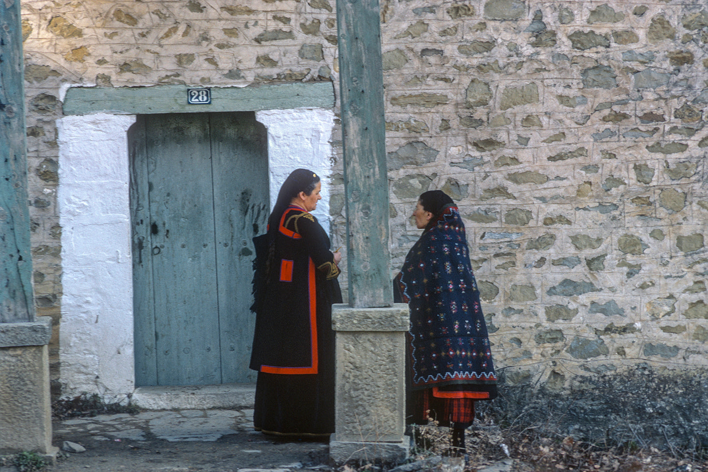 Chatting in Metsovo