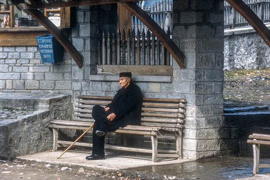 A local man in Metsovo