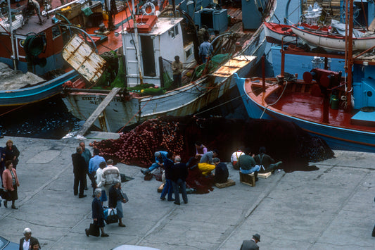 The port of Kavala