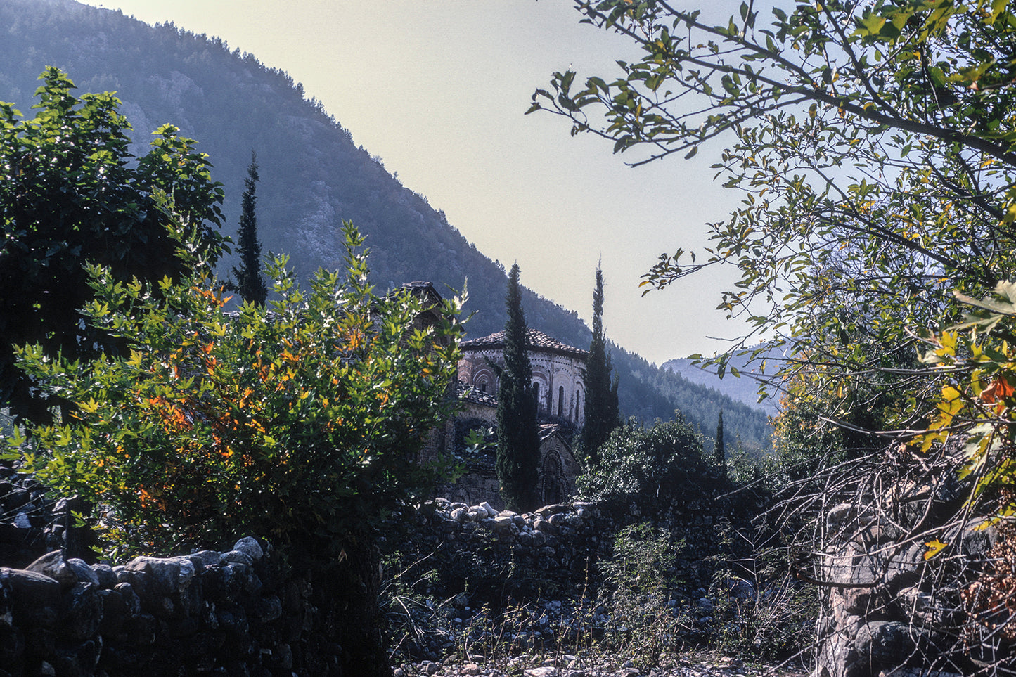 Porta Panagia church in Trikala a shot from far