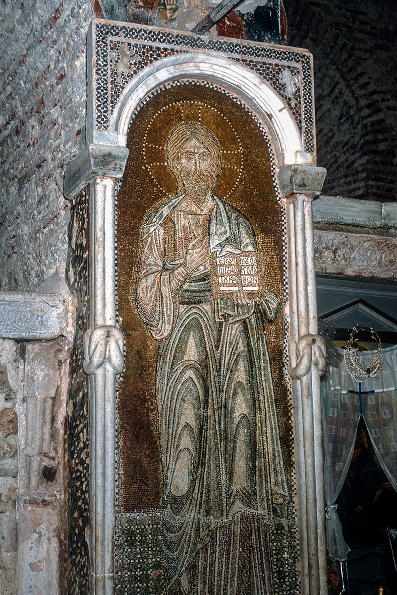 Trikala, a fresco in Porta Panagia church