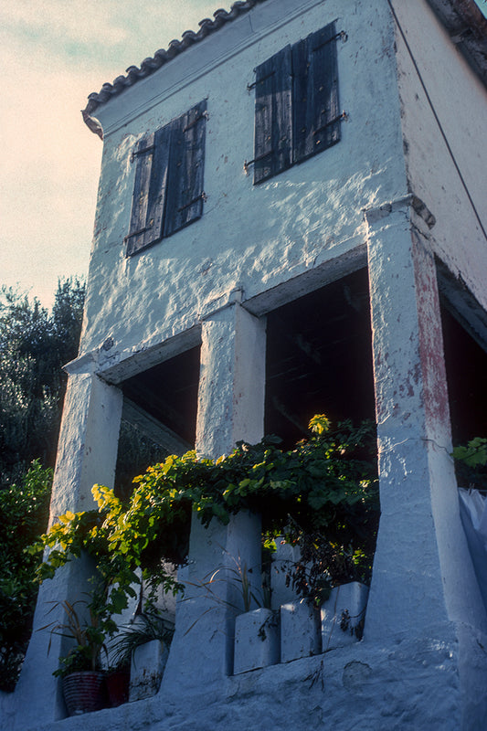 Parga the house with flowers