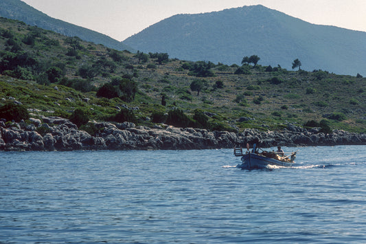 Fishing boat in the Ionian sea