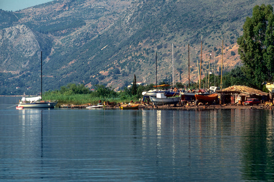 The shipyard in Lefkada