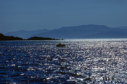 Sunset in the Ionian sea