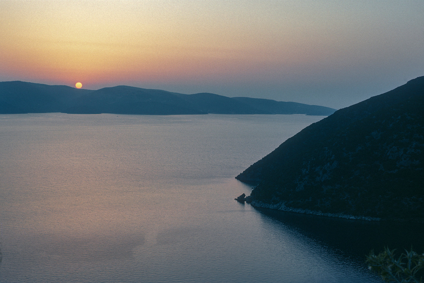 Ηλιοβασίλεμα στην Ιθάκη