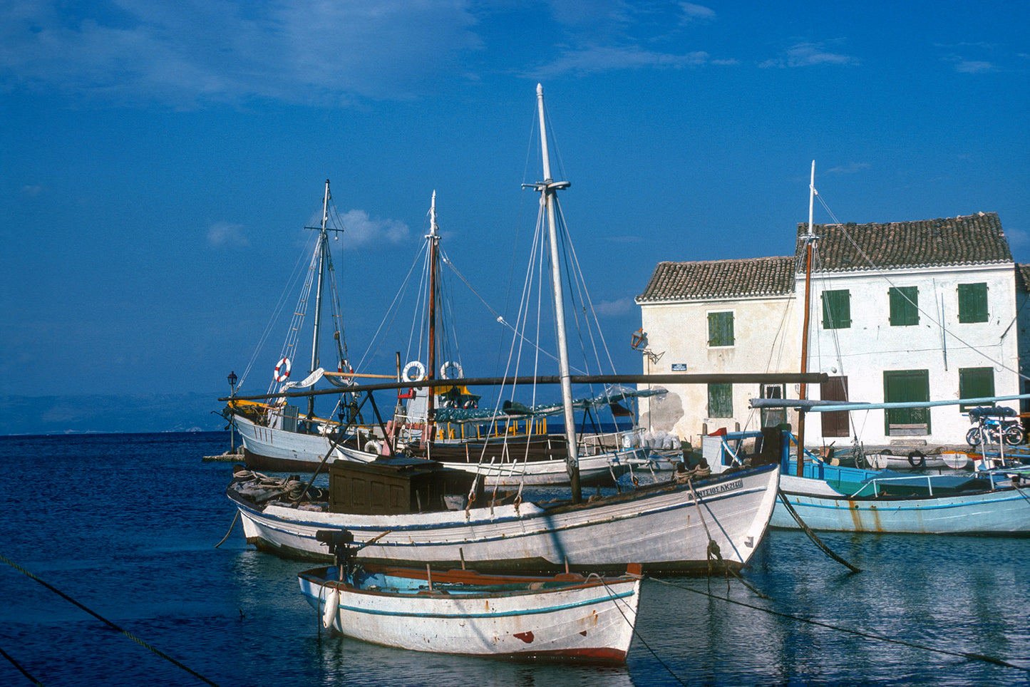 Fishing boats in Paxos