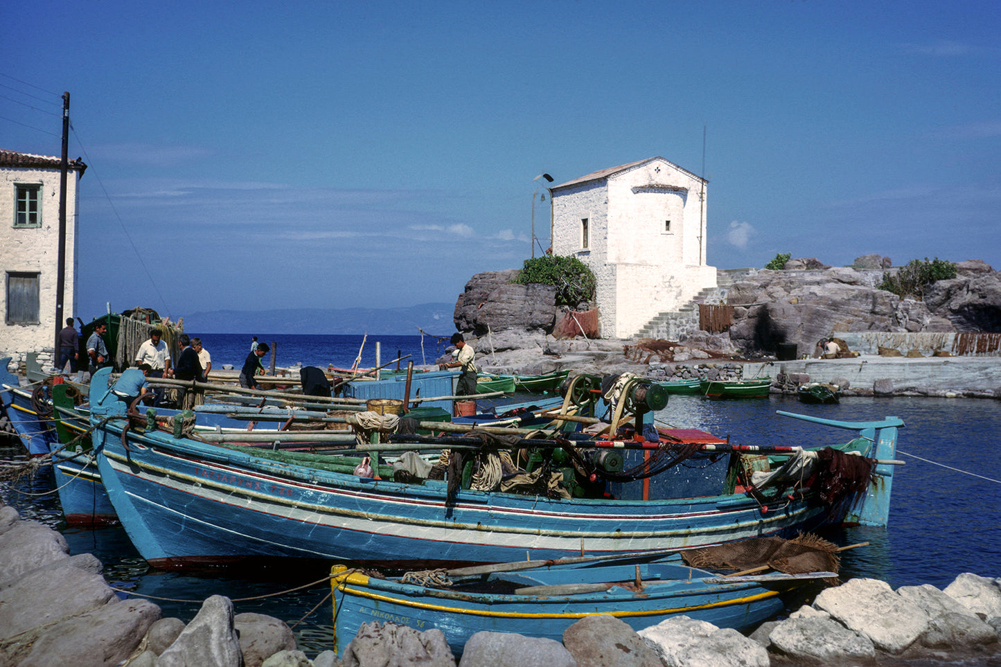 Mytilene, the small port of Sykamia