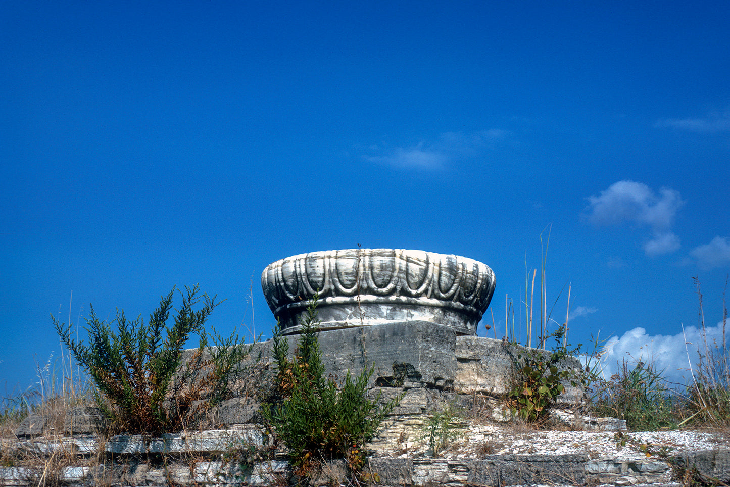 Archeological site in Samos