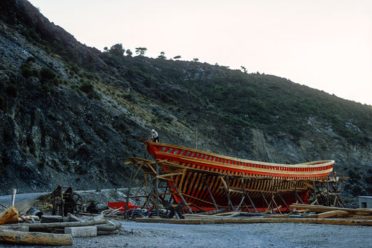 Samos, the shipyard in Karlovasi 