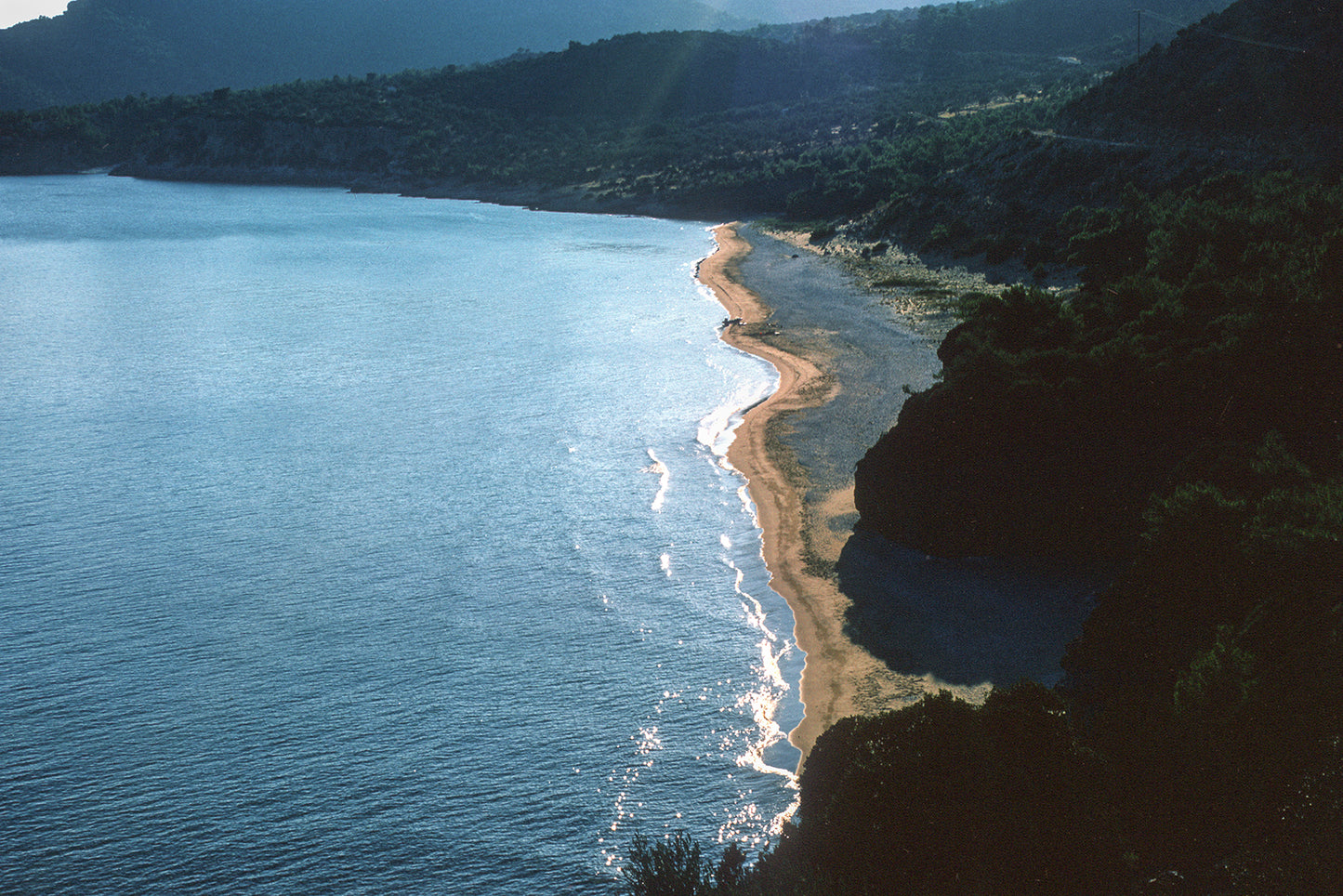 Samos, the beach in Marathokampos