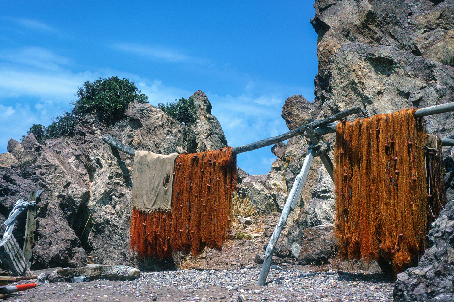 The fishing nets in Patmos