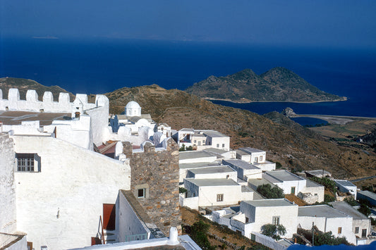 In Patmos the view from the Monastery