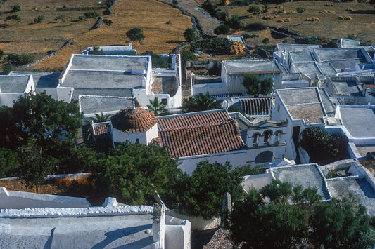 In Patmos the view from the Monastery