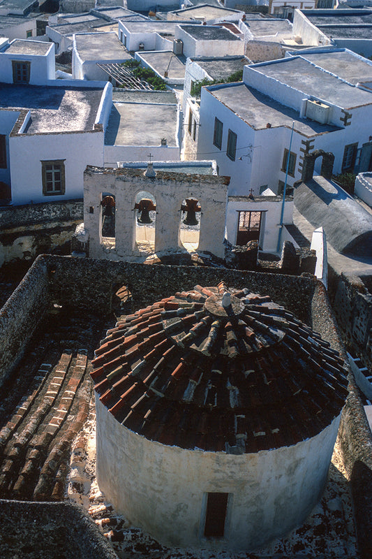 In Patmos the view from the Moanstery